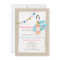Girls Art / Painting Party Birthday Invitation