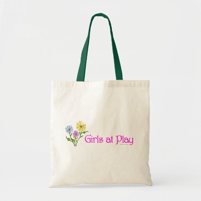 Girls at Play Tote Bag (Front)
