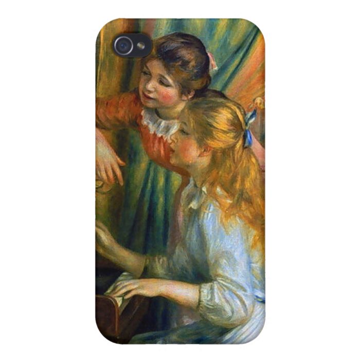 Girls at the Piano by Pierre Renoir Case For iPhone 4