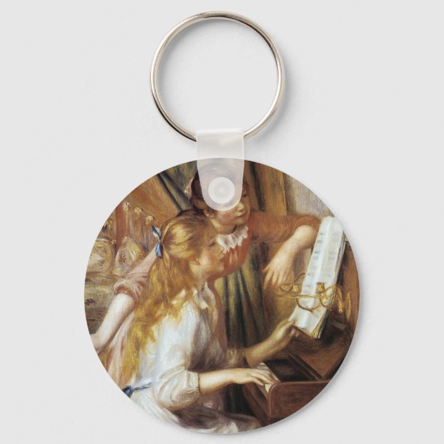 Girls at the Piano Keychain (Front)