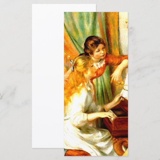 Girls at the Piano Rack Cards (Front/Back)