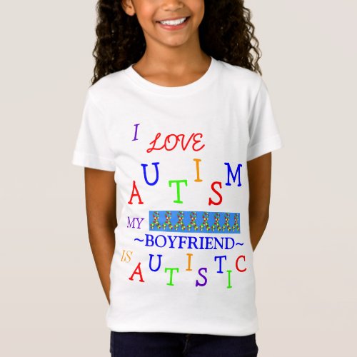 Girls Autism Love  Youth T_Shirt