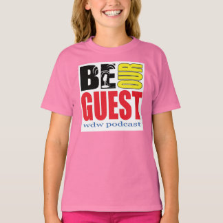 Girls Baby Doll Be Our Guest Podcast T-Shirt