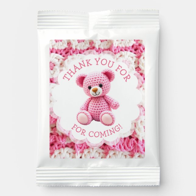 Girl's Baby Shower | Thank you for Coming Lemonade Drink Mix (Front)