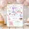 Girls Baking Party Pink Gold Cake Cupcake Birthday
