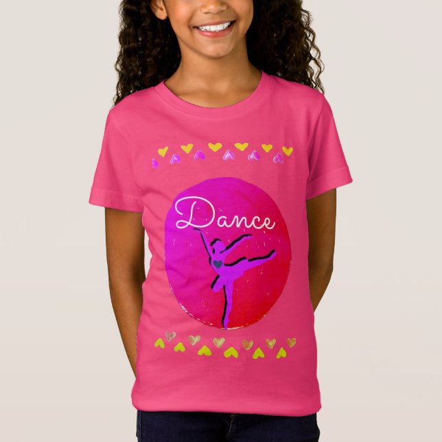 Girls Ballet Dance Shirt (Front)