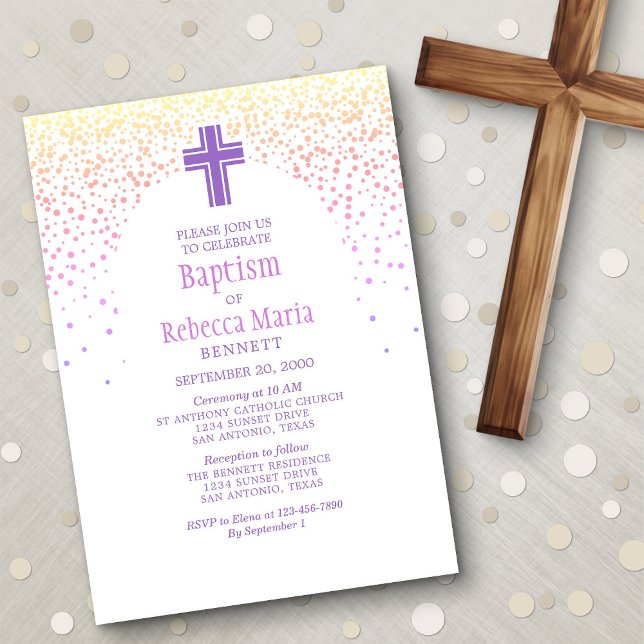Girls' Baptism Invitation (Creator Uploaded)