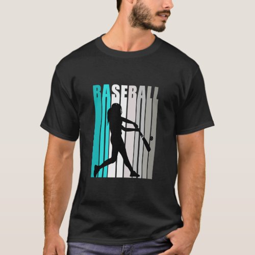 Girls Baseball Baseball Cool Unique Softball Fan E T_Shirt