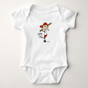 Girls Baseball Batter Up T-shirts and Gifts