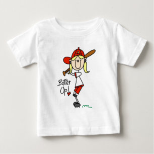 Girls Baseball Batter Up Tshirts and Gifts