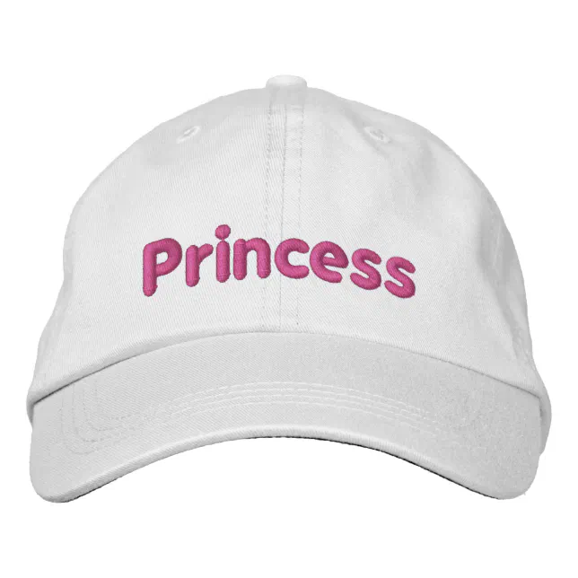 Girl's Baseball cap "Princess hat" girly hat Zazzle