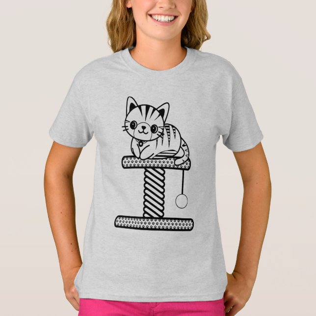 Girls' Basic T-Shirt (Front)