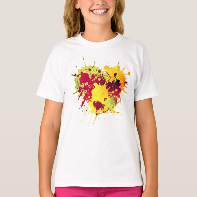  Girls' Basic T-Shirt (Front)