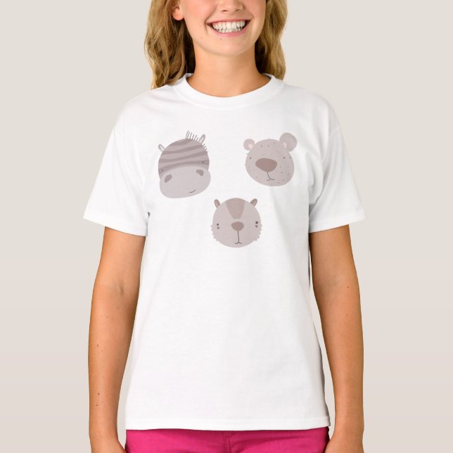 Girls' Basic T-Shirt (Front)