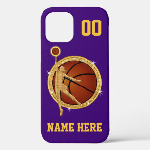 Girls Basketball iPhone Cases, New to Older Styles iPhone 12 Case