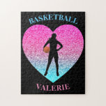 Girls Basketball Jigsaw Puzzle