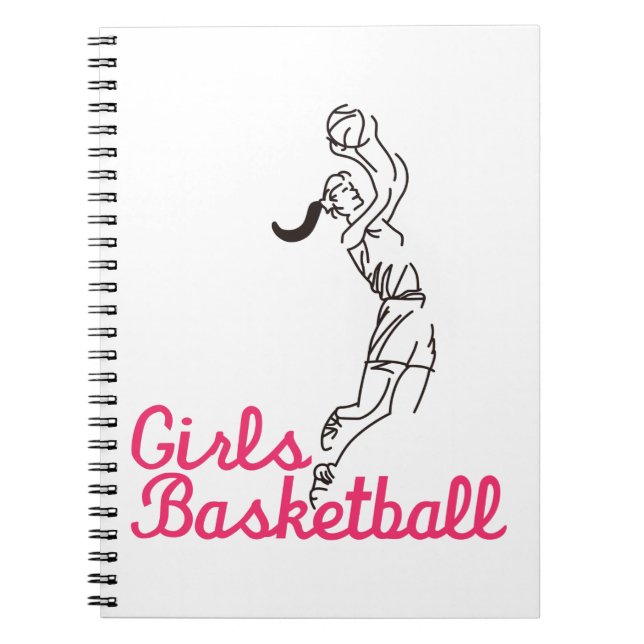 Girls Basketball Notebook (Front)