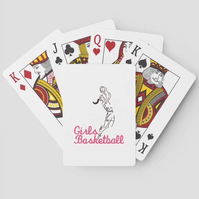 Girls Basketball Poker Cards (Back)