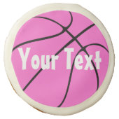 Girls Basketball Themed Party or Banquet Cookies! Sugar Cookie (Front)