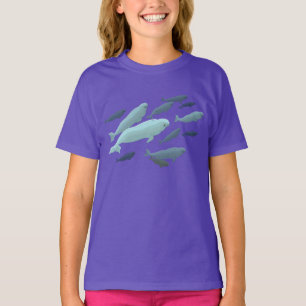 Girl's Beluga Whale Sweatshirt Baby Beluga Shirts