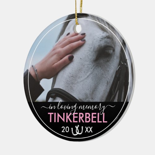 Girls Best Friend Horse Memorial Keepsake Ceramic Ornament