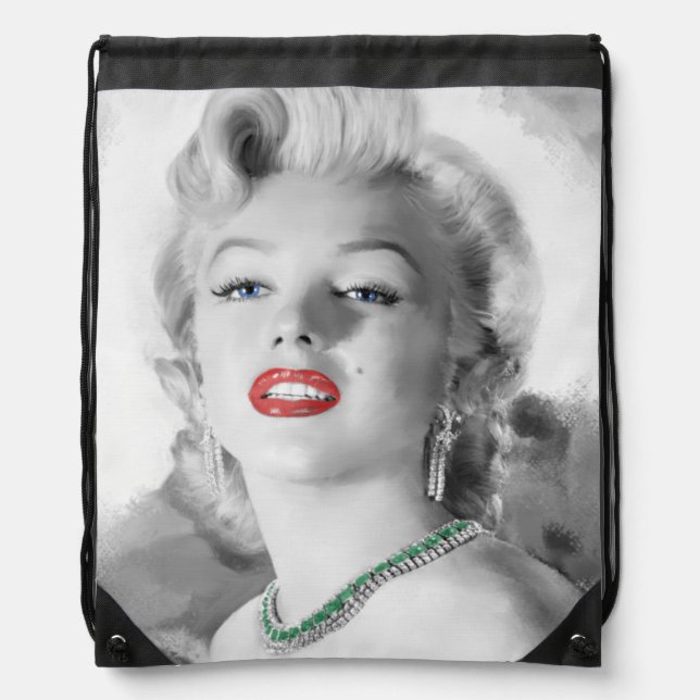 Girl's Best Friend I 2 Drawstring Bag (Front)