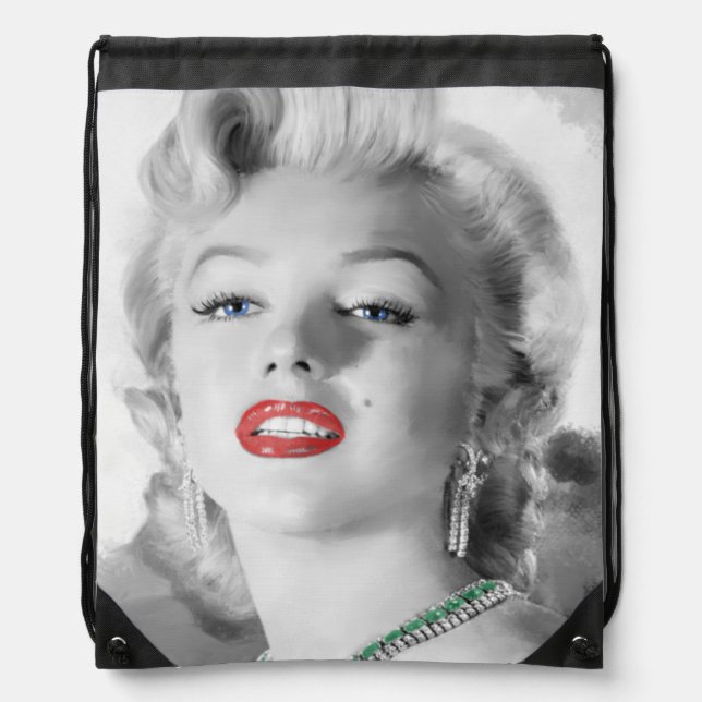 Girl's Best Friend I Drawstring Bag (Front)