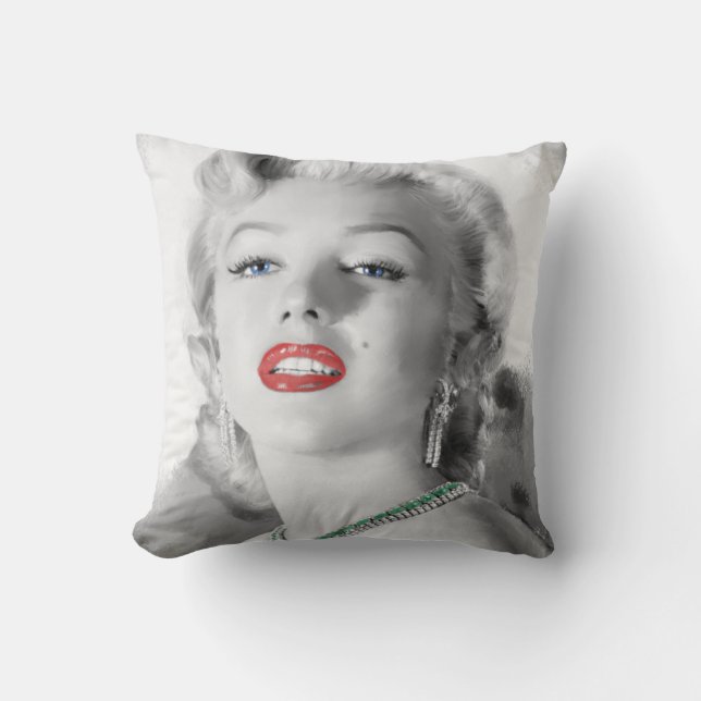 Girl's Best Friend I Throw Pillow (Front)