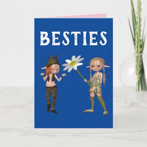 GIRLS BEST FRIENDS BIRTHDAY BESTIES BFF CARDS