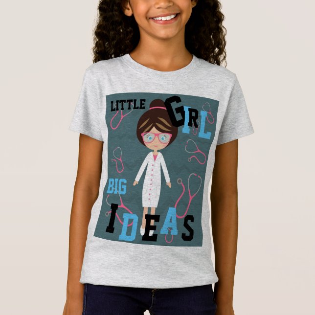 GIRLS BIG IDEAS Doctor Add NAME Back Tshirt (Front)