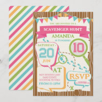 Girls Birthday Party Scavenger Hunt Birthday Party