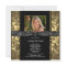 Girls Black and Gold Photo Graduation
