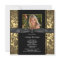 Girls Black and Gold Photo Graduation