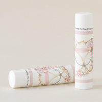 Girls Boho Fox Baby Shower Lip Balm