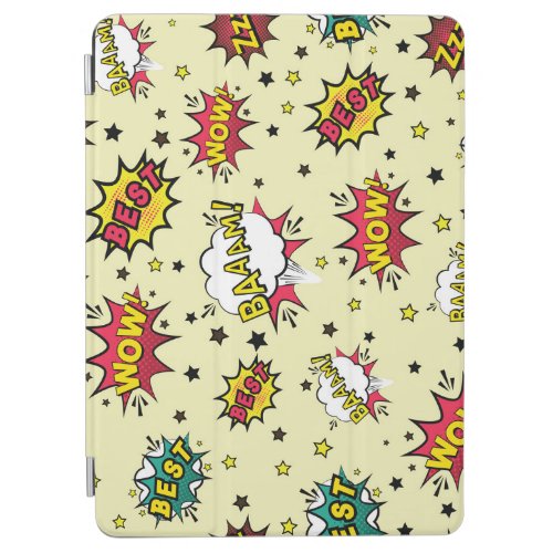 Girls Boys Vintage Patch Art iPad Air Cover