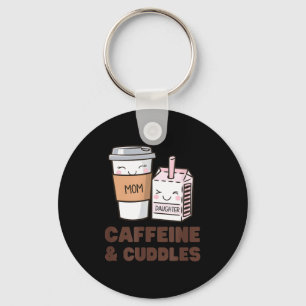 Girls Caffeine &amp; Cuddles Twinning Coffee Juice Keychain