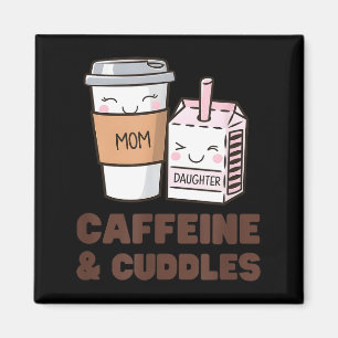 Girls Caffeine & Cuddles Twinning Coffee Juice Magnet