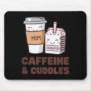 Girls Caffeine &amp; Cuddles Twinning Coffee Juice Mouse Pad