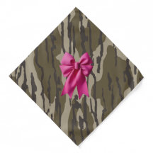 Girls Camo Pink Ribbon Bow Bottom Lands Camo