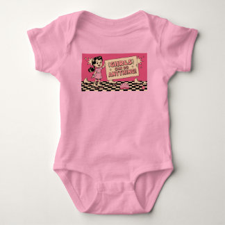 Girls can do anything! baby bodysuit
