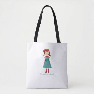 Girls can do more.. period - limited edition 781 p tote bag