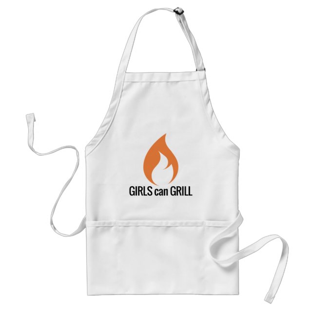 Girls Can Grill Apron (Front)