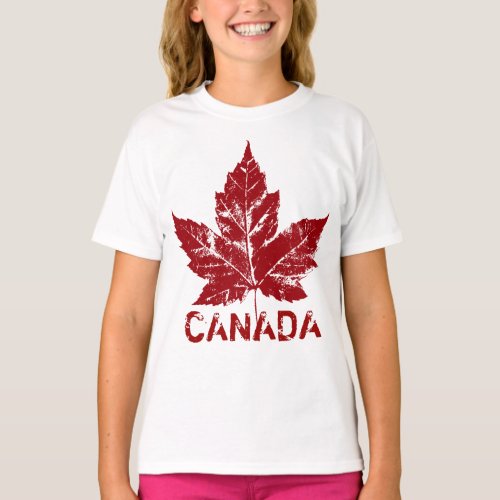 Girls Canada T_shirt  Cool Canada Souvenir Shirts