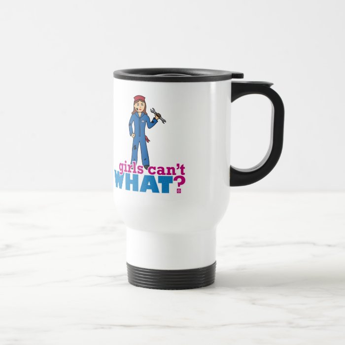 Girls Can't WHAT? ColorizeME Custom Design Coffee Mug