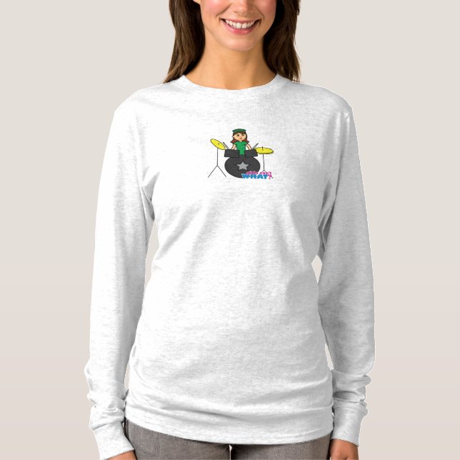 Girls Can't WHAT? ColorizeME Custom Design T-Shirt (Front)