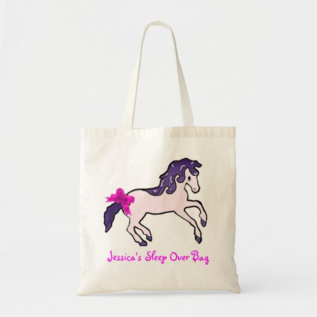 Girl's canvas tote bag (Front)