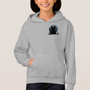 Girl's Cat Lover Shirts Fat Cat Kid's Sweatshirt