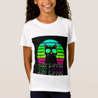 girls cat t-shirt