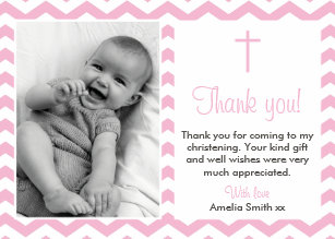 baptism thank you cards zazzle