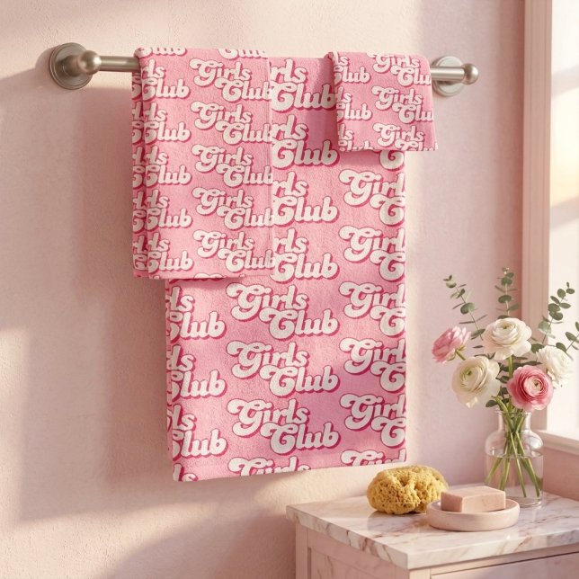 Girls Club Bath Towel Set (Creator Uploaded)